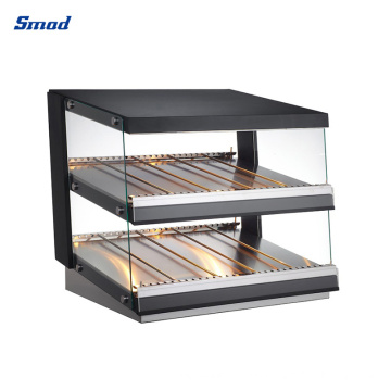 Smad Mini Commercial Store Countertop Food Warmer Hot Display Showcase